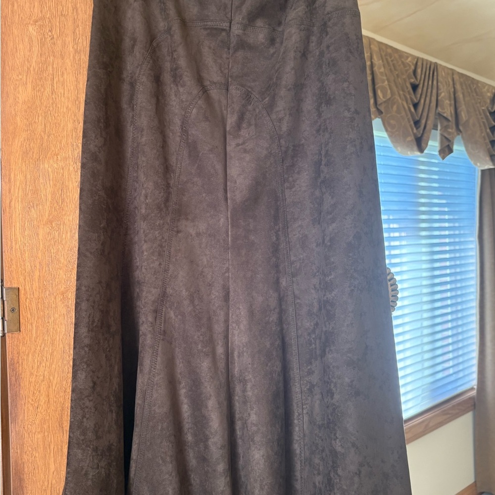 Liz Claiborne Dark Brown Maxi Skirt Ed